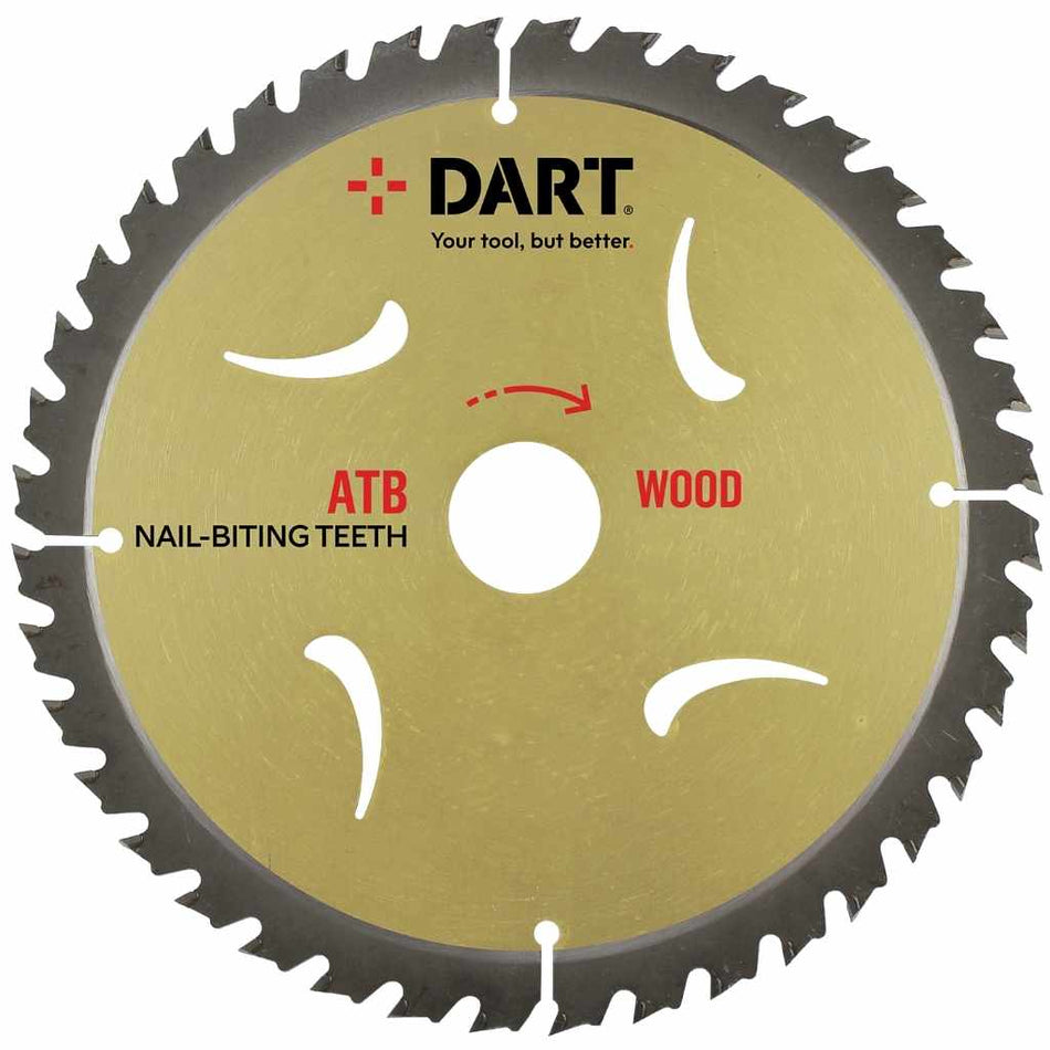 DART SSK2163040  Gold ATB Wood Saw Blade 216Dmm x 30B x 40Z