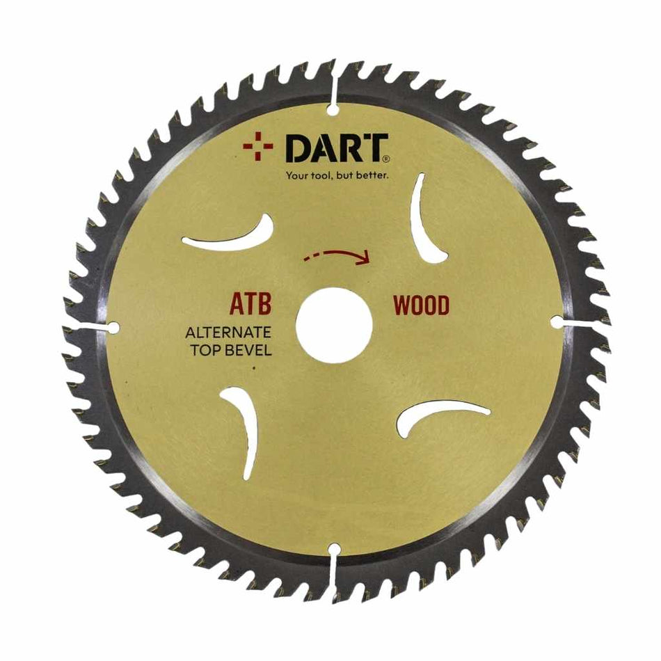 DART SSK2163060  Gold ATB Wood Saw Blade 216Dmm x 30B x 60Z
