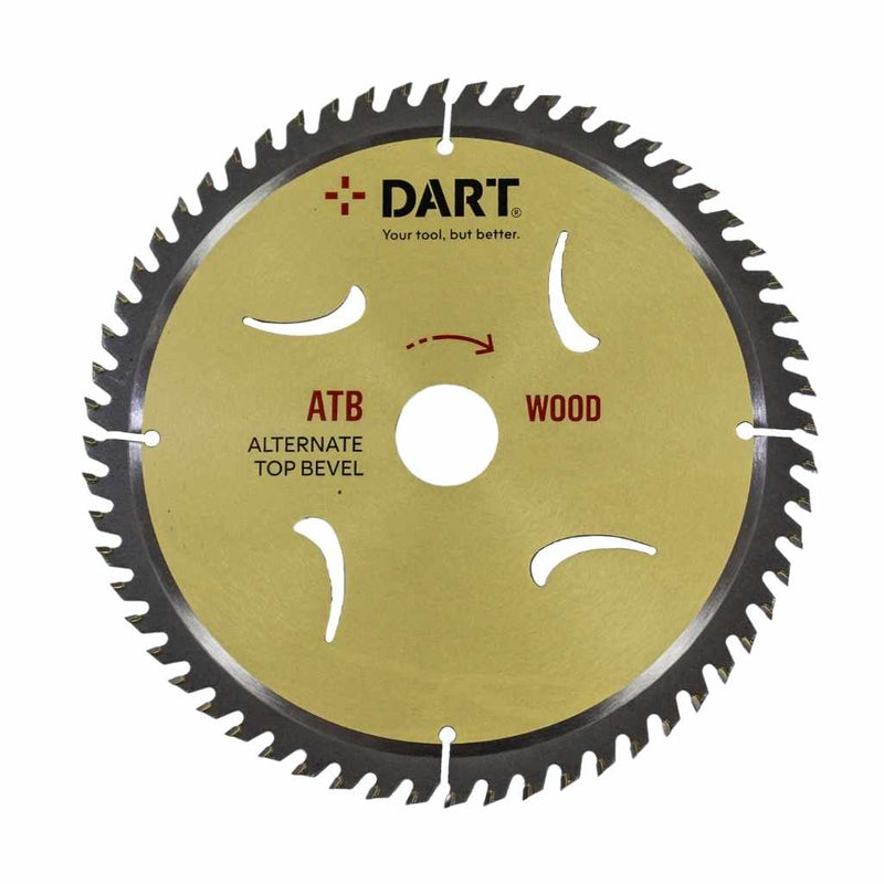DART SSK2503080  Gold ATB Wood Saw Blade 250Dmm x 30B x 80Z