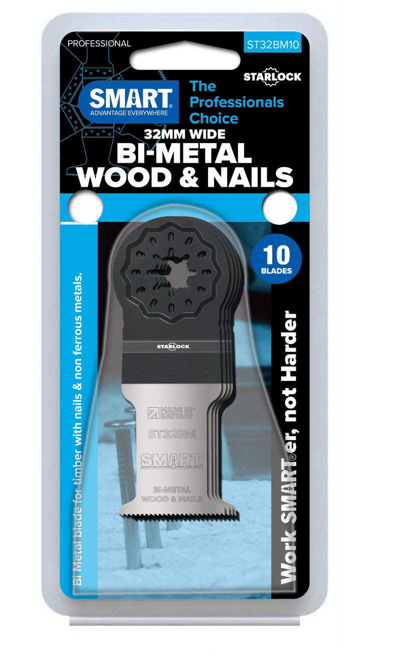 SMART ST32BM10 Professional Series 32mm Bi-Metal Blade - 10 Pack