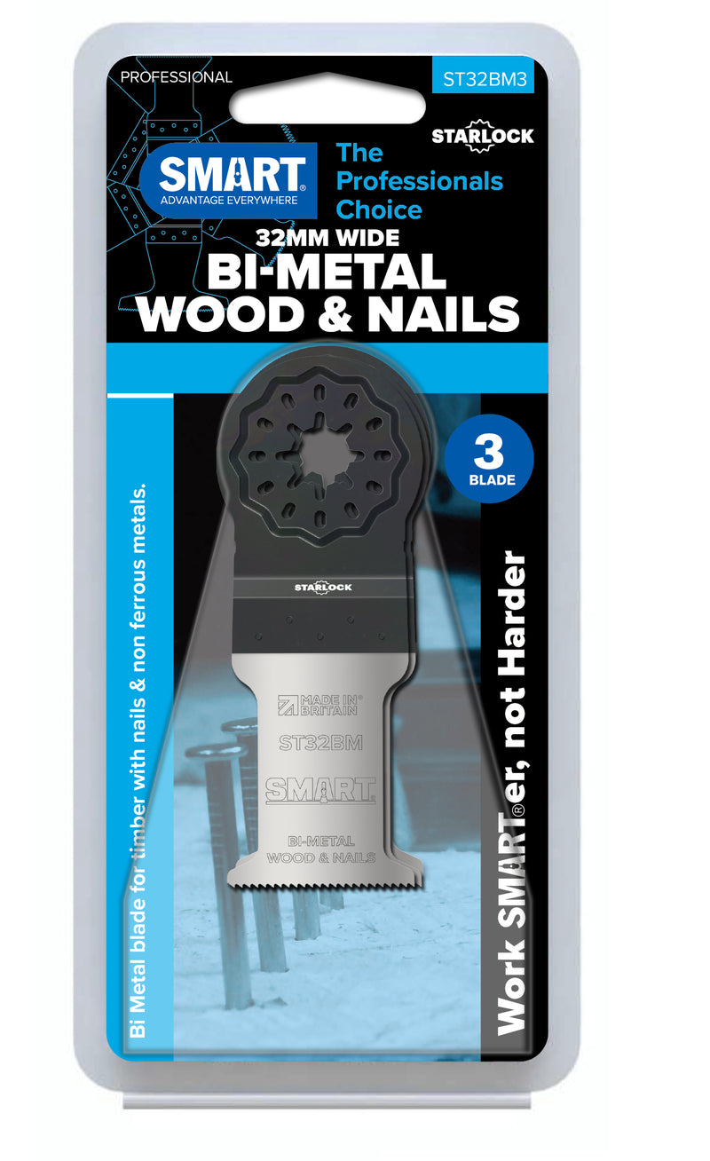 SMART ST32BM3 Professional Series 32mm Bi-Metal Blade - 3 Pack