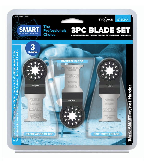 SMART ST3MAK Professional Series 3 Piece Blade Set