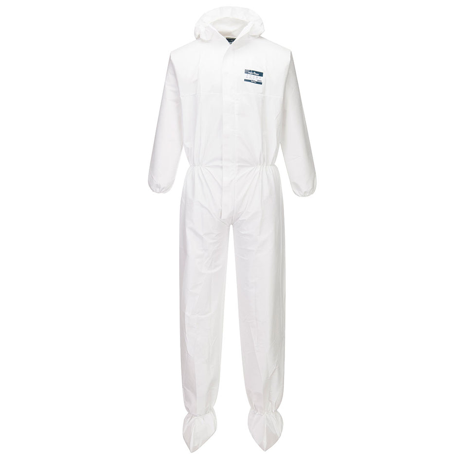 Portwest BizTex Microporous Coverall with Boot Covers Type 5/6