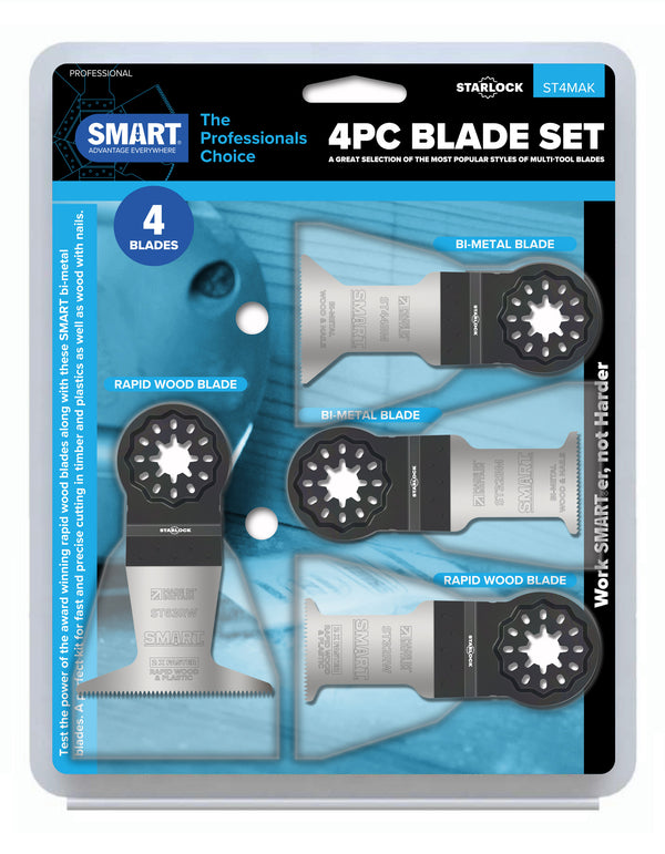 SMART ST4MAK Professional Series 4 Piece Blade Set