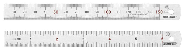 Teng Tools ST200 Steel Rule mm/AF 200mm