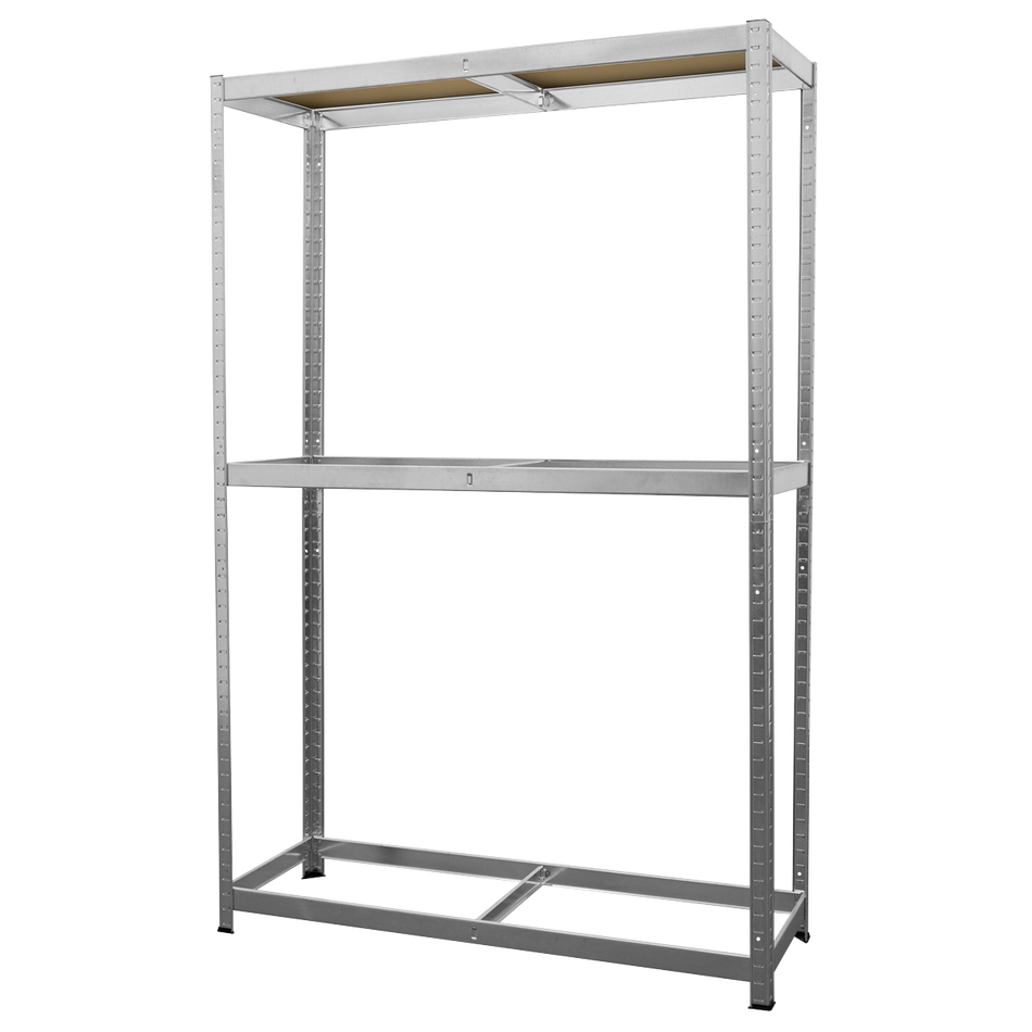 Sealey STR008 2-Level Tyre Rack with Shelf 150kg Capacity Per Level