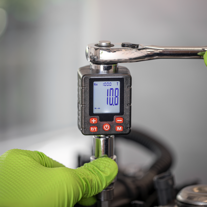 SEALEY STW293 Digital Torque Adaptor 3/8"Sq Drive 27-135Nm