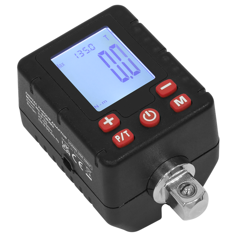 SEALEY STW293 Digital Torque Adaptor 3/8"Sq Drive 27-135Nm