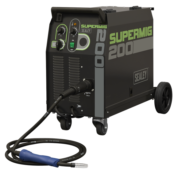 Sealey SUPERMIG200 200A Professional MIG Welder with Binzel Euro Torch