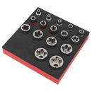 SEALEY SX096 TRX-P* EPR Socket Set 1/4", 3/8" & 1/2"Sq Drive 16pc