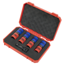 Sealey SX1820S Alloy Wheel Double Ended Impact Socket Set 1/2"Sq Drive 5pc