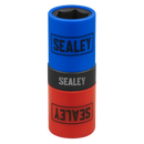 Sealey SX1821S Double Ended Impact Socket 21 x 21.5mm 1/2"Sq Drive Alloy Wheel