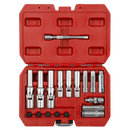Sealey SX4031 Glow Plug Socket Set 18pc 1/4"Sq & 3/8"Sq Drive