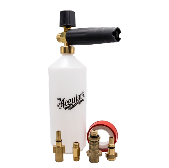 Meguiars Snow Foam Lance Sprayer with Nozzle, Fittings & PTFE Tape