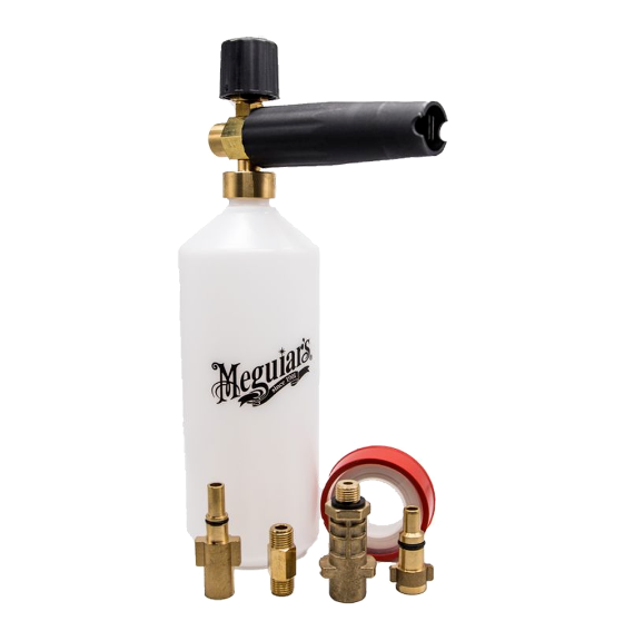 Meguiar's Snow Foam Lance Sprayer with Nozzle, Fittings & PTFE Tape