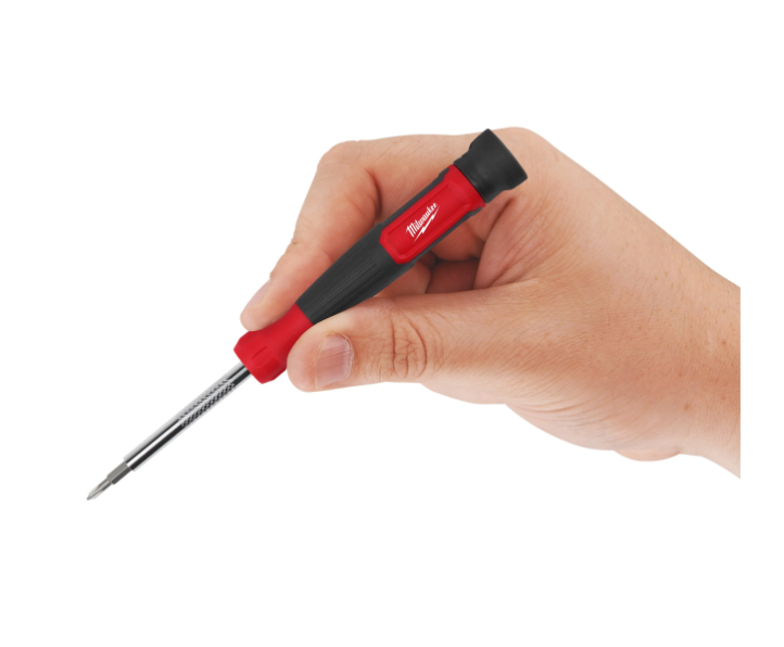 Milwaukee 4932492807 8 In 1 Compact Multi-Bit Screwdriver