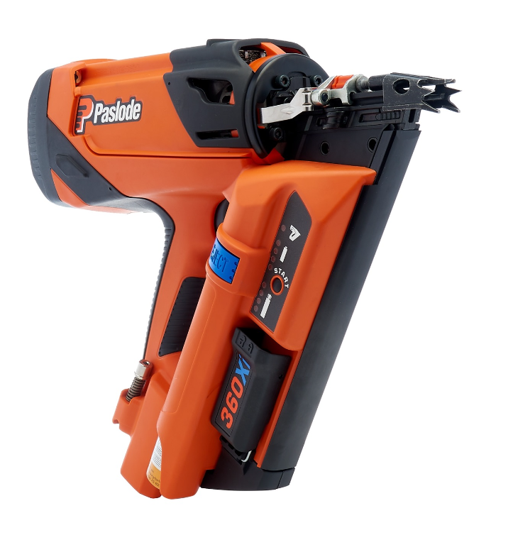 Paslode 360XI Li-ion Gas Framing Nailer with Battery and Charger In Case