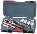 Teng Tools T1220AF Socket Set 1/2" Drive AF 20 Pieces