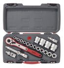Teng Tools T1221-6 MECCA PRO 1/2" Socket Set 6 pt 21 Pieces