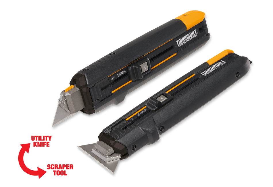 ToughBuilt TB-H4S5-01 Scraper Utility Knife + 5 Spare Blades