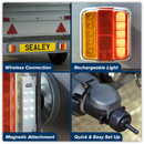 SEALEY TB183LEDW 13-Pin Wireless SMD LED Trailer Light Set 2pc