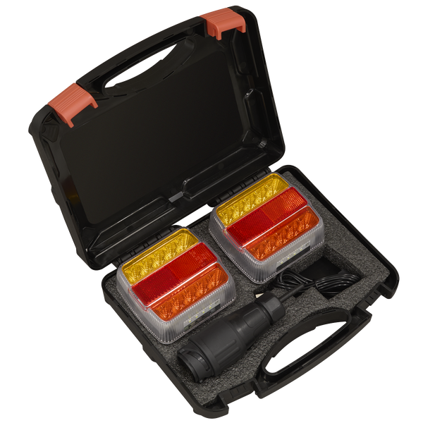 SEALEY TB183LEDW 13-Pin Wireless SMD LED Trailer Light Set 2pc