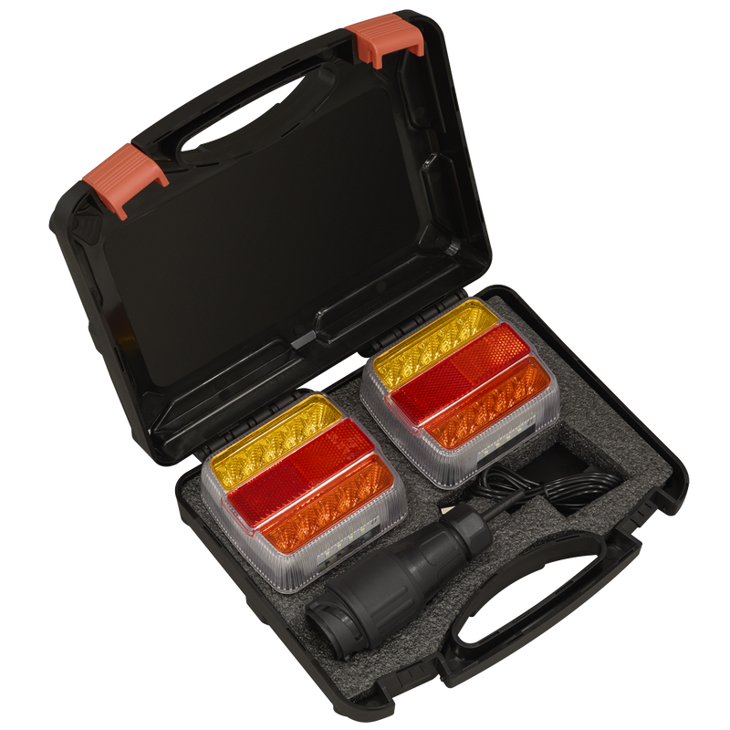 SEALEY TB183LEDW 13-Pin Wireless SMD LED Trailer Light Set 2pc