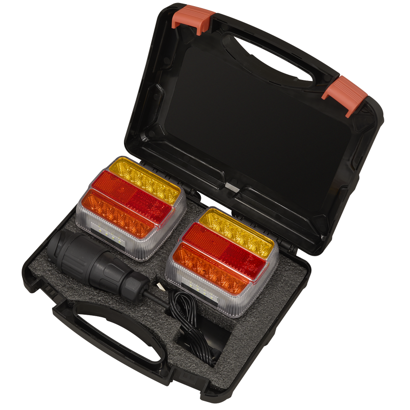 SEALEY TB183LEDW 13-Pin Wireless SMD LED Trailer Light Set 2pc