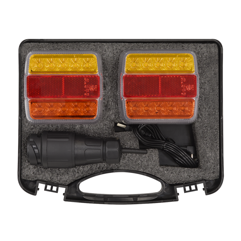 SEALEY TB183LEDW 13-Pin Wireless SMD LED Trailer Light Set 2pc