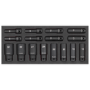 Sealey TBT47 Deep Impact Socket Set with Tool Tray 1/2"Sq Drive 16pc