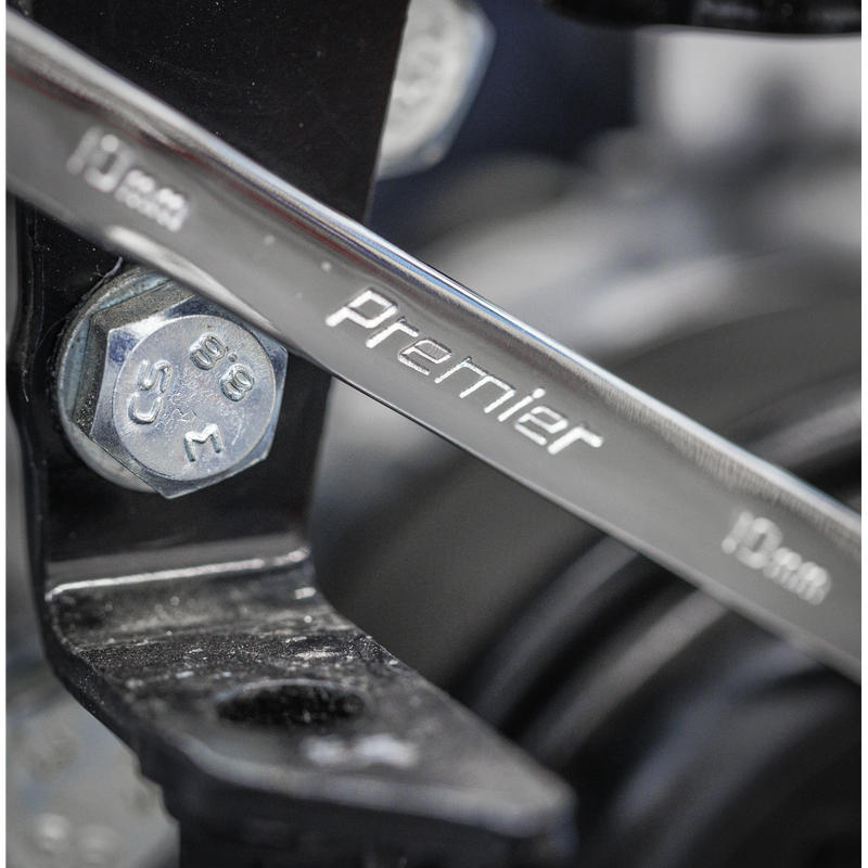 SEALEY TBT49 Premier Ratchet Spanner Set with Tool Tray 14pc