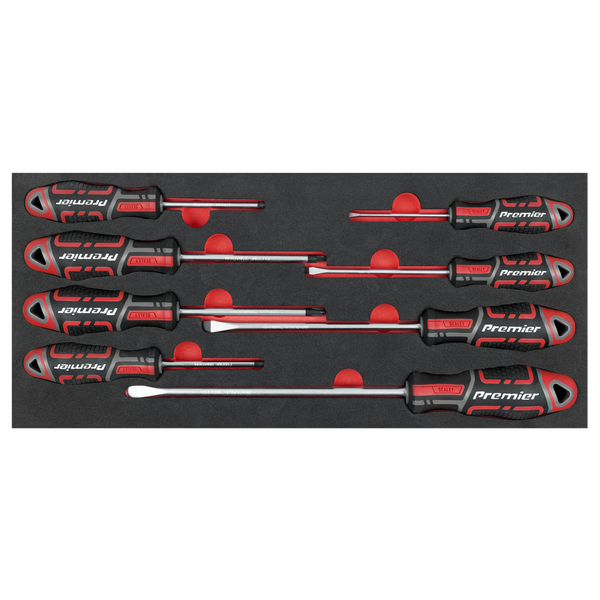 Sealey TBT53 Screwdriver Set with Tool Tray 8pc