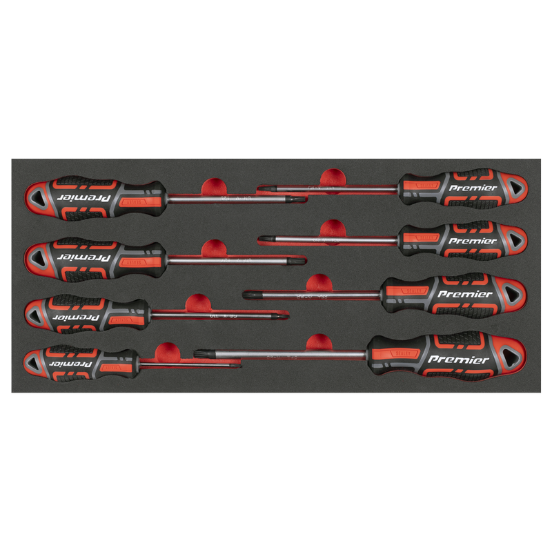 Sealey TBT55 TRX-Star* Screwdriver Set with Tool Tray 8pc