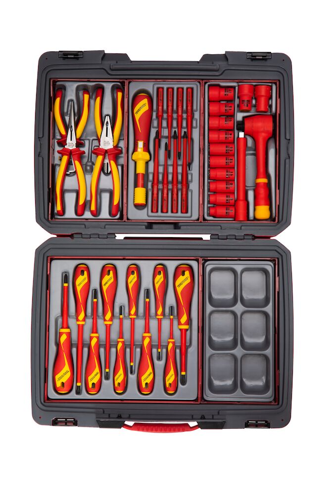 Teng Tools TC-6T02 MECCA PRO TC-6T TT Mechanics Tool Kit 37 Pieces
