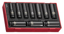 Teng Tools TEA9214LAF 1/2" Deep Impact Socket Set AF DIN FOAM1 14 Pieces