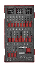 Teng Tools TEABS50 Impact Bit Set FOAM1 50 Pieces