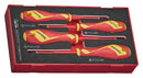 Teng Tools TEAMDV04N1 Insulated Screwdriver Set PH/PZ FOAM1 4 Pieces