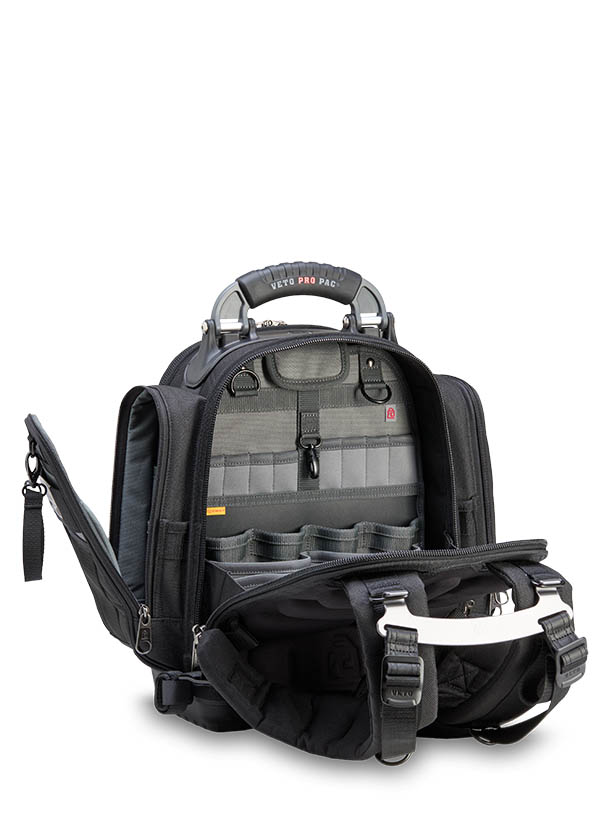 Veto VPP10959 TECH PAC MCP BLACKOUT Compact & Customizable Service Tech Tool Backpack