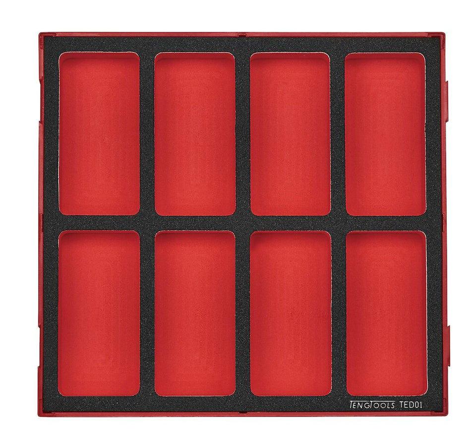 Teng Tools TED01 Storage Tray FOAM2 8 Compartments