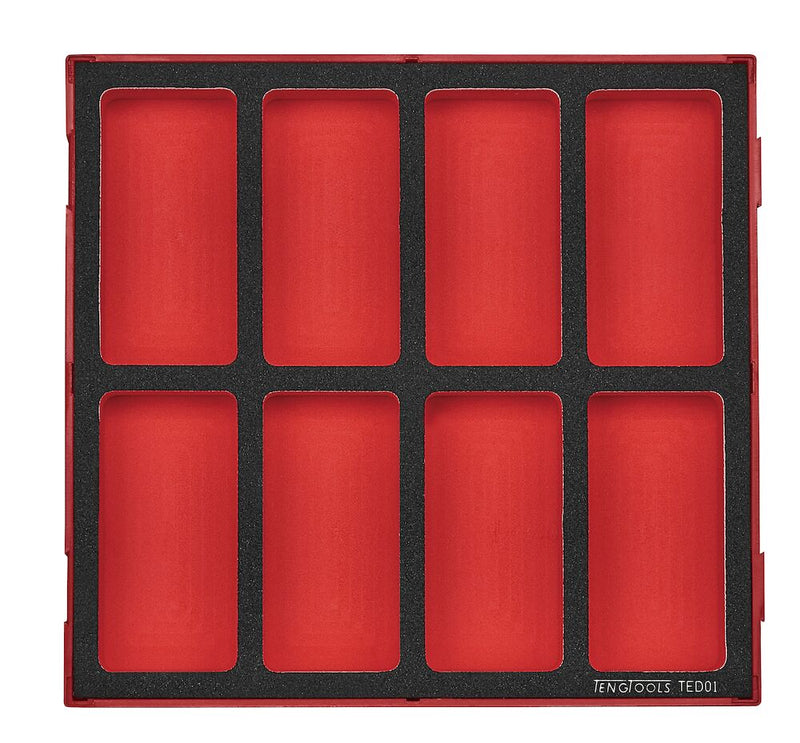 Teng Tools TED01 Storage Tray FOAM2 8 Compartments