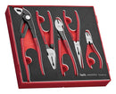 Teng Tools TED441Q Plier Set Vinyl Grip Q FOAM2 5 Pieces