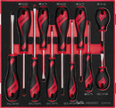 Teng Tools TED911N Screwdriver Set Mixed FOAM2 11 Pieces