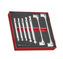 Teng Tools TEDDF7 Double Flex Wrench Set FOAM2 7 Pieces
