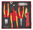Teng Tools TEDVMB08 Insulated Plier & Knife Set FOAM2 8 Pieces