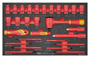 Teng Tools TEFXV28 Insulated Socket and Screwdriver Set 28 Piece