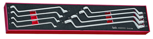 Teng Tools TEX6308 Double Ring Spanner Set FOAMX4 8 Pieces