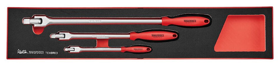 Teng Tools TEXBR03 Flex Handle Set FOAMX4 3 pieces