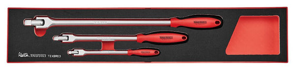 Teng Tools TEXBR03 Flex Handle Set FOAMX4 3 pieces