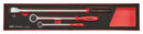 Teng Tools TEXRL03 Long Arm Ratchet Set FOAMX4 3 pieces