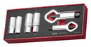 Teng Tools TEZSN06 Extractor and Nut Splitter Set FOAMX2 6 Pieces